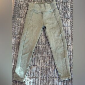 Aerie Textured green Leggings